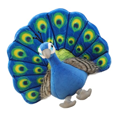 KONTONTY Gefülltes Pfauenspielzeug Niedliches Plüsch Pfaundoll für Cartoon Design Weiches Material und Dekoration für Zuhause Farbenfroh und Ansprechend für Junge KONTONTY Gefülltes Pfauenspielzeug Niedliches Plüsch Pfaundoll für Cartoon Design Weiches Material und Dekoration für Zuhause Farbenfroh und Ansprechend für Junge von KONTONTY