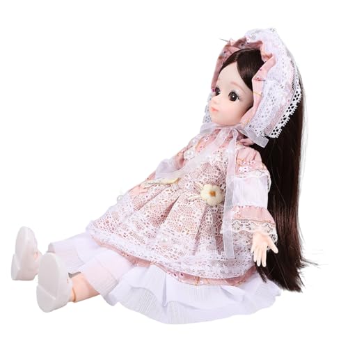 KONTONTY Gelenkpuppe Gelenkpuppen Mädchenkleidung Prinzessin Unsere Kleine Süße Puppe Puppe Lebendige Puppe Schminkpuppe Minipuppe Puppe Als Süße Puppe Samt von KONTONTY