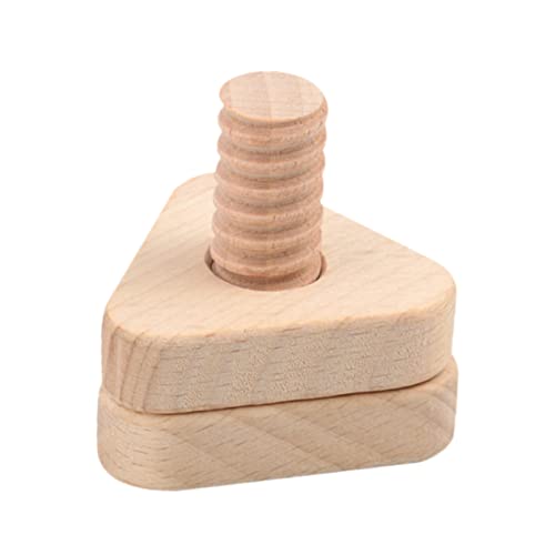 KONTONTY Geometrische Formen Schraubenspielzeug für Montessori Holzspielzeug Feinmotorik für Eltern Junge Mädchen Spiele Sicheres Design mit Glatter KONTONTY Geometrische Formen Schraubenspielzeug für Montessori Holzspielzeug Feinmotorik für Eltern Junge Mädchen Spiele Sicheres Design mit Glatter von KONTONTY