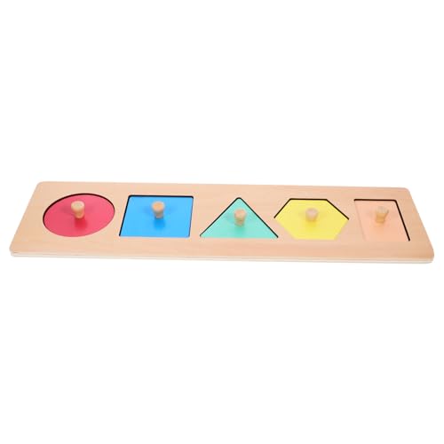 KONTONTY Geometrisches Holzspielzeug Formensortier Puzzle für Kleinkinder Interaktives Lernspielzeug Hand Auge Koordination und Kreativität Geeignet für Kindergarten und Zuhause KONTONTY Geometrisches Holzspielzeug Formensortier Puzzle für Kleinkinder Interaktives Lernspielzeug Hand Auge Koordination und Kreativität Geeignet für Kindergarten und Zuhause von KONTONTY