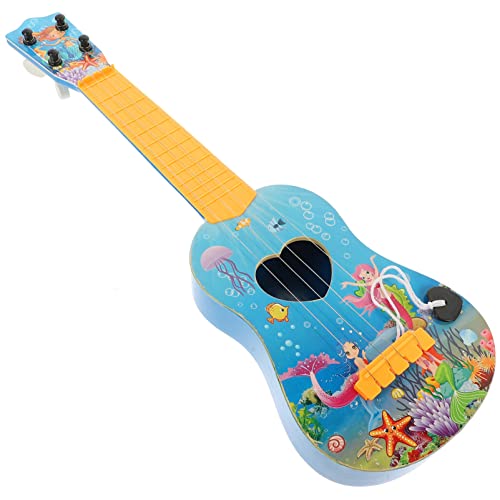 KONTONTY Kinder-Ukulele-Spielzeug Kinder-gitarrenspielzeug Sichere Kunststoffsaiten Für Die Musikalische Früherziehung von KONTONTY