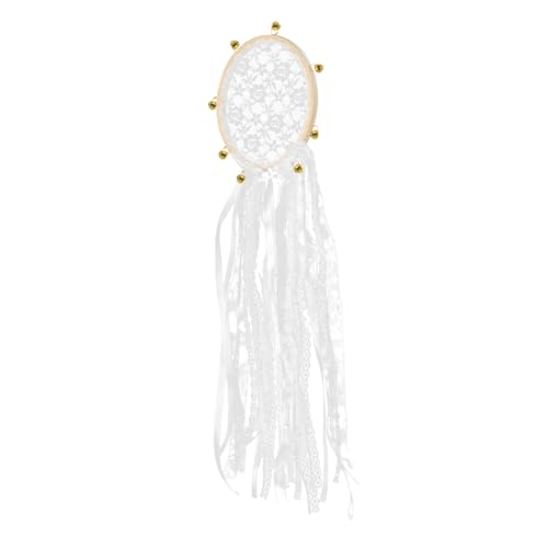 KONTONTY Hängende Hochzeitsdekoration Im Boho-Stil Handgefertigte Glocken-spitzentrommel Aus Spitze Installieren Als Heim Und Wohnungsdekoration von KONTONTY