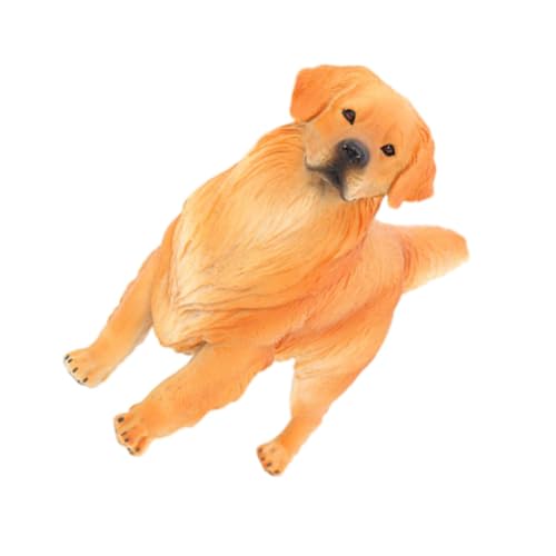 KONTONTY Goldener Retriever Figurine Realistisches Tiermodell für Dekorationsfigur für Zuhause für Kreative Aktivitäten und für Hundeliebhaber KONTONTY Goldener Retriever Figurine Realistisches Tiermodell für Dekorationsfigur für Zuhause für Kreative Aktivitäten und für Hundeliebhaber von KONTONTY