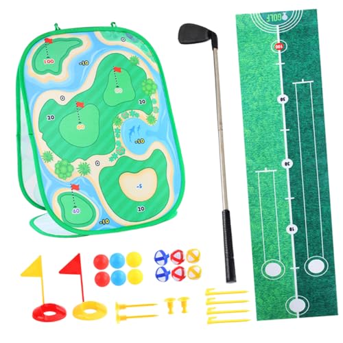 KONTONTY Golf Set Golfspielzeug für Mädchen und Jungen Tragbares Golfspiel Set für Drinnen und Draußen Fördert Beobachtungs und Geduldfähigkeiten für Kleine Golfbegeisterte KONTONTY Golf Set Golfspielzeug für Mädchen und Jungen Tragbares Golfspiel Set für Drinnen und Draußen Fördert Beobachtungs und Geduldfähigkeiten für Kleine Golfbegeisterte von KONTONTY