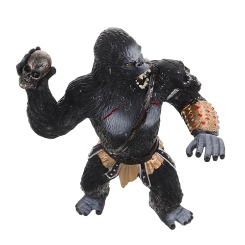 KONTONTY Gorilla-Skulptur knuddelig Schild wild Gorilla-Dekorationen Tiere Gorilla-Actionfigur Gorilla-Figur Gorilla-Statue Gorilla-Modell Gorilla Stofftier PVC Light Brown KONTONTY Gorilla-Skulptur knuddelig Schild wild Gorilla-Dekorationen Tiere Gorilla-Actionfigur Gorilla-Figur Gorilla-Statue Gorilla-Modell Gorilla Stofftier PVC Light Brown von KONTONTY