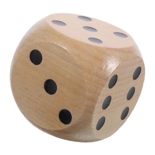 KONTONTY 6cm Großes Holzwürfel-Spielzeug Für Partyspiele Dekorative Würfel Mit Pädagogischem Wert KONTONTY 6cm Großes Holzwürfel-Spielzeug Für Partyspiele Dekorative Würfel Mit Pädagogischem Wert von KONTONTY