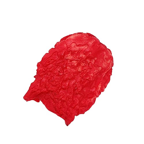 KONTONTY Gruseliges Halloween Deko Fake Abgetrenntes Gehirn PU Material Realistische Gebrochene Körperteile Streichspielzeug für Spukhaus Party und Kostüm von KONTONTY