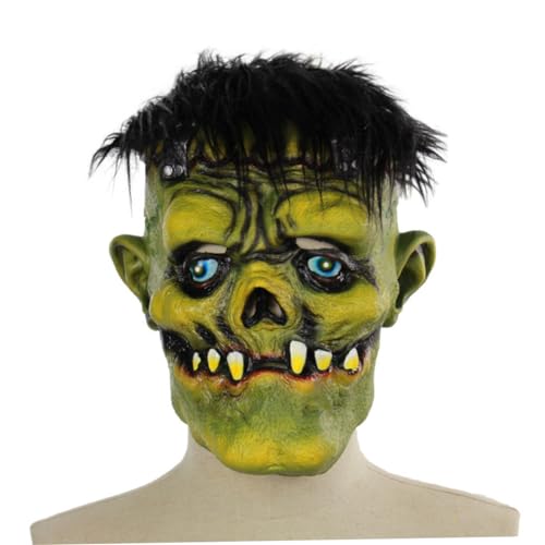 KONTONTY Halloween-Party-Maske halloween kostüm halloween costume faschingsmaske masken fasching Funny mask Kostüm Maske Gummimaske Halloween-Gesichtsmaske Halloween-Maske bilden von KONTONTY