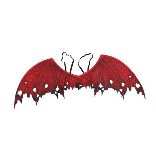 KONTONTY Halloween Teufelsflügel Requisite aus Robustem Vliesstoff Dekorativ und Langlebig für Cosplay Party Festival Kostüm und Bühnenauftritte bei Erwachsenen KONTONTY Halloween Teufelsflügel Requisite aus Robustem Vliesstoff Dekorativ und Langlebig für Cosplay Party Festival Kostüm und Bühnenauftritte bei Erwachsenen von KONTONTY