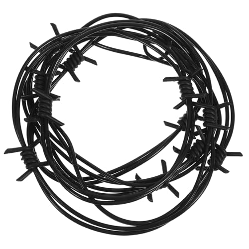 KONTONTY Halloween-spukhaus-Requisiten Neon Streich Halloween-kostüme Für Männer Kunstblut Halloween-partyspielzeug Kette Girlandenlichter Im Freien Halloween- Wanderer Feste Black PVC von KONTONTY