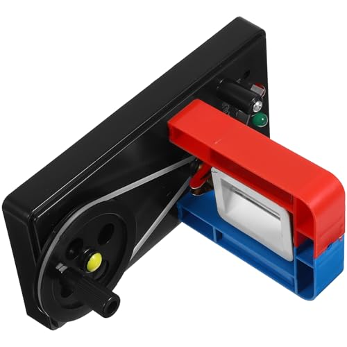 KONTONTY Handgenerator Elektrische Generatorwissenschaft Kleiner Generator für Wissenschaftsexperimente Generator für wissenschaftliche Experimente Dynamo -Experiment Plastik von KONTONTY