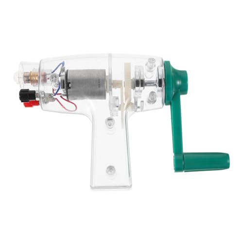 KONTONTY Handkurbelgenerator für Wissenschaftsexperimente Mechanische Elektrizität Umwandeln für Physikunterricht und Kinderbildung Lehrmittel für Elektrische KONTONTY Handkurbelgenerator für Wissenschaftsexperimente Mechanische Elektrizität Umwandeln für Physikunterricht und Kinderbildung Lehrmittel für Elektrische von KONTONTY