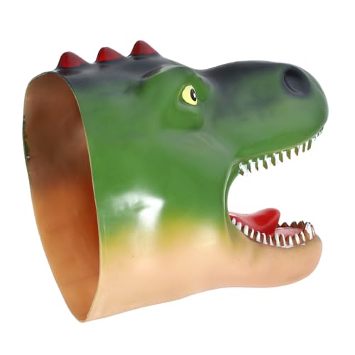 KONTONTY Handpuppe Handpuppen Zum Geschichtenerzählen Nützliche Handpuppe Puppen Für Erwachsene Handtierspielzeug Puppen Für Handpuppe Rollenspielspielzeug Grünes Gummi von KONTONTY