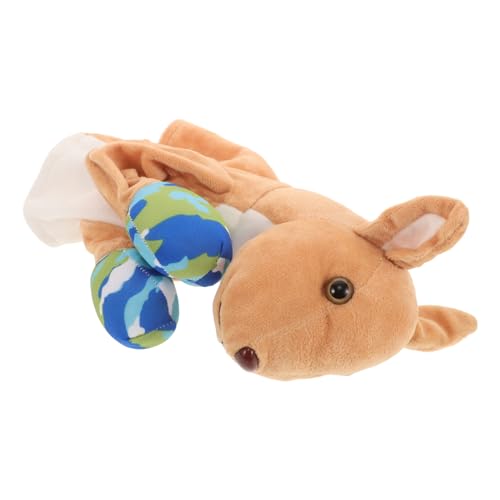 KONTONTY Handpuppe Tierpuppen Känguru- Boxspielzeug Stoff Khaki KONTONTY Handpuppe Tierpuppen Känguru- Boxspielzeug Stoff Khaki von KONTONTY