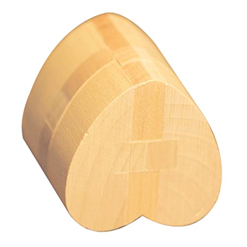 KONTONTY Herzförmiges Kongming-Schloss Puzzlespielzeug Rätsel für Erwachsene Puzzle- Kinderspielzeug Intelligenzspielzeug Gehirnrätsel Holz KONTONTY Herzförmiges Kongming-Schloss Puzzlespielzeug Rätsel für Erwachsene Puzzle- Kinderspielzeug Intelligenzspielzeug Gehirnrätsel Holz von KONTONTY