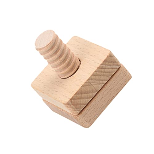 KONTONTY Hölzerne Schraubenspielzeuge für Pädagogisches Matching aus Sicherem Holz Fördert die Hand Augen Koordination und Kreativität für Kleinkinder und Vorschulkinder von KONTONTY