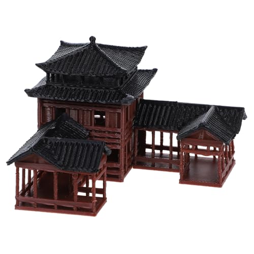 KONTONTY Hofgebäudemodell Für Zuhause Figur Mini Klein Statue Architektonische Requisite Architekturmodell Gebäudeskulptur Hausbedarf Desktop-Ornament Pp KONTONTY Hofgebäudemodell Für Zuhause Figur Mini Klein Statue Architektonische Requisite Architekturmodell Gebäudeskulptur Hausbedarf Desktop-Ornament Pp von KONTONTY