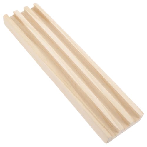 KONTONTY Holz Domino Halter mit Rutschfester Unterlage Stabiler Domino Rack für Brettspiele und DIY Unterstützt Kreative Projekte und Sorgt für Verbessertes Spielerlebnis KONTONTY Holz Domino Halter mit Rutschfester Unterlage Stabiler Domino Rack für Brettspiele und DIY Unterstützt Kreative Projekte und Sorgt für Verbessertes Spielerlebnis von KONTONTY