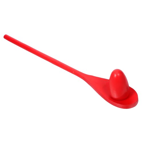 KONTONTY Holz Ei staffellauf und Erwachsene Leichtes Sensorisches Integrationstraining Buntes Balancespiel für Familienpicknick Geburtstag Schule Tragbares Rennspiel Zufällige Farbe von KONTONTY