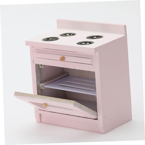 KONTONTY Holz Küchenmöbel Teiliges Miniatur Möbel für Puppenstube Leicht Robust und Detailreich für Sammler und Kinderspielzeug von KONTONTY