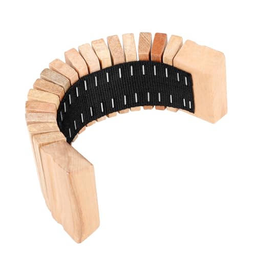 KONTONTY Holz Percussion Instrument für Tragbares Musikspielzeug mit Klöppeln für Frühe Bildung Sicheres und Langlebiges Design für Kleinkinder und Musikliebhaber von KONTONTY