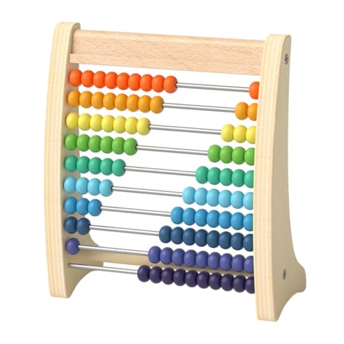 KONTONTY Holz Rechenrahmen Buntes Zählspielzeug Langlebig Robust für Matheförderung Ab Jahren Montessori Rechenhilfe zur Entwicklung von Logik und Feinmotorik KONTONTY Holz Rechenrahmen Buntes Zählspielzeug Langlebig Robust für Matheförderung Ab Jahren Montessori Rechenhilfe zur Entwicklung von Logik und Feinmotorik von KONTONTY