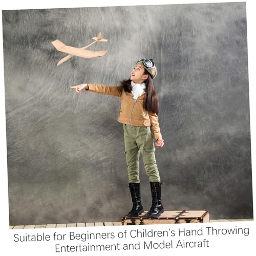 KONTONTY Holz Segelflugzeug Bausatz zum Selbstgestalten Leichtes Handgeworfenes Modellflugzeug für Bemalbares DIY Flugzeugspielzeug für Outdoor Aktivitäten Fördert Kreativität und Eltern KONTONTY Holz Segelflugzeug Bausatz zum Selbstgestalten Leichtes Handgeworfenes Modellflugzeug für Bemalbares DIY Flugzeugspielzeug für Outdoor Aktivitäten Fördert Kreativität und Eltern von KONTONTY