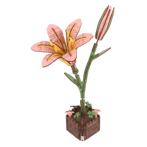 KONTONTY Holzpuzzle Lilienblume DIY Bausatz für Erwachsene Kreatives Handwerkliches Blumenmodell Realistische Botanische Dekoration Geschenk zu Geburtstag Weihnachten Valentinstag KONTONTY Holzpuzzle Lilienblume DIY Bausatz für Erwachsene Kreatives Handwerkliches Blumenmodell Realistische Botanische Dekoration Geschenk zu Geburtstag Weihnachten Valentinstag von KONTONTY