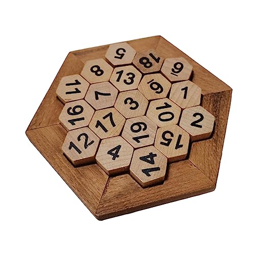 KONTONTY Holzpuzzle Zahlen Lernspielzeug für Kleinkinder Montessori Pädagogisch Frühförderung Fördert Feinmotorik Kreativität Teamwork KONTONTY Holzpuzzle Zahlen Lernspielzeug für Kleinkinder Montessori Pädagogisch Frühförderung Fördert Feinmotorik Kreativität Teamwork von KONTONTY