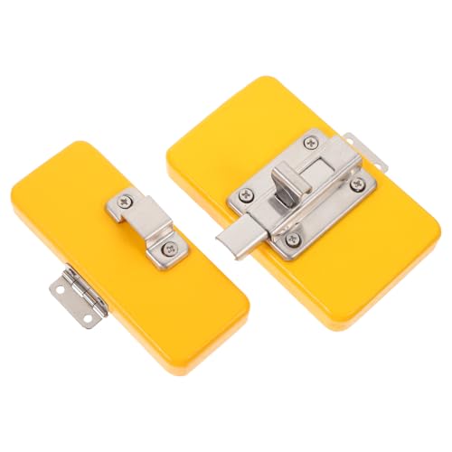 KONTONTY Holzspielzeug Für Busy Board DIY Zubehör Mit Türschloss Und Riegel Sensorisches Für Kleinkinder 119g Ideal Für Frühkindliche Bildung Und Motorikfähigkeiten von KONTONTY