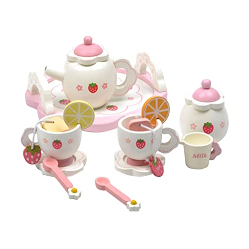 KONTONTY Holzspielzeug Teeset Für Teegeschirr Spielset Für Rollenspiele Pädagogisches Für Kleinkinder Perfektes Für ädchen Und Jungen Ab 3 Jahren KONTONTY Holzspielzeug Teeset Für Teegeschirr Spielset Für Rollenspiele Pädagogisches Für Kleinkinder Perfektes Für ädchen Und Jungen Ab 3 Jahren von KONTONTY