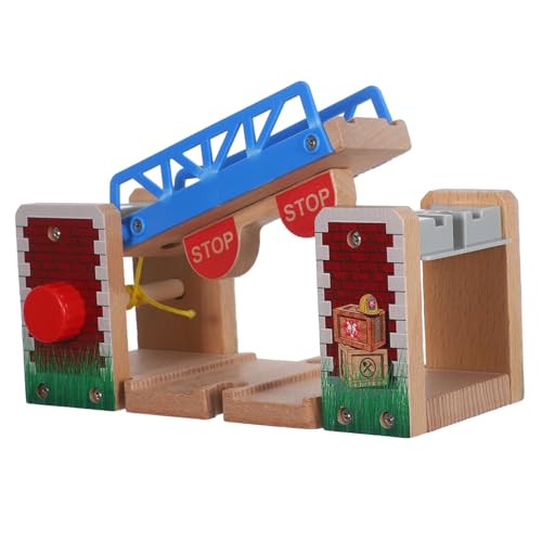 KONTONTY Holzspielzeug für Aufzugbrücke für Holzeisenbahnschienen Kreative Szenarien für Zugspielzeug Fördert Kognitive Fähigkeiten und Fantasie KONTONTY Holzspielzeug für Aufzugbrücke für Holzeisenbahnschienen Kreative Szenarien für Zugspielzeug Fördert Kognitive Fähigkeiten und Fantasie von KONTONTY