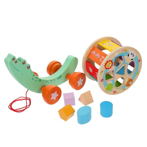 KONTONTY Holzspielzeug für Kleinkinder Geometrische Sortierspiele für Frühes Lernen Robustes und Kreatives für Hand Augen Koordination für Zuhause Kindergarten KONTONTY Holzspielzeug für Kleinkinder Geometrische Sortierspiele für Frühes Lernen Robustes und Kreatives für Hand Augen Koordination für Zuhause Kindergarten von KONTONTY
