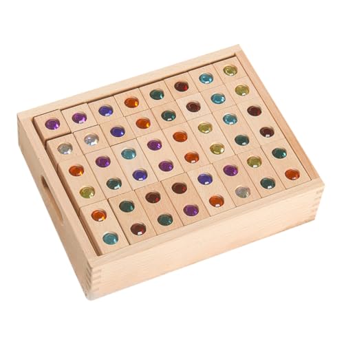 KONTONTY Holzspielzeug für Kreatives Puzzlespielzeug Bildungsspielzeug aus Hochwertigem Material Fördert Vorstellungskraft für Gemeinsame Spielmomente KONTONTY Holzspielzeug für Kreatives Puzzlespielzeug Bildungsspielzeug aus Hochwertigem Material Fördert Vorstellungskraft für Gemeinsame Spielmomente von KONTONTY