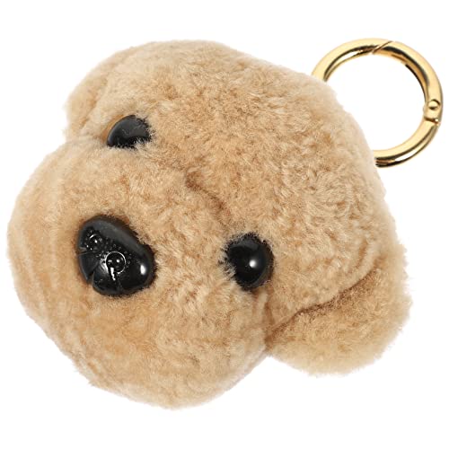KONTONTY Hündchen-Puppe-anhänger Entzückender Hundeplüsch Welpen-plüsch-schlüsselanhänger Tierisches Ausgestopftes -plüschtier Kuscheltier Hund Plüschdekor Hardware- Yellow von KONTONTY