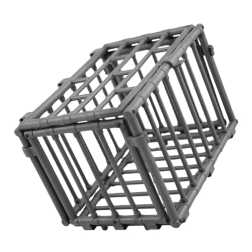 KONTONTY Käfig Modell aus Dekoratives Ornament für Kleine Haustiere für Mini Hausräume und Kreative Spielwelten von KONTONTY