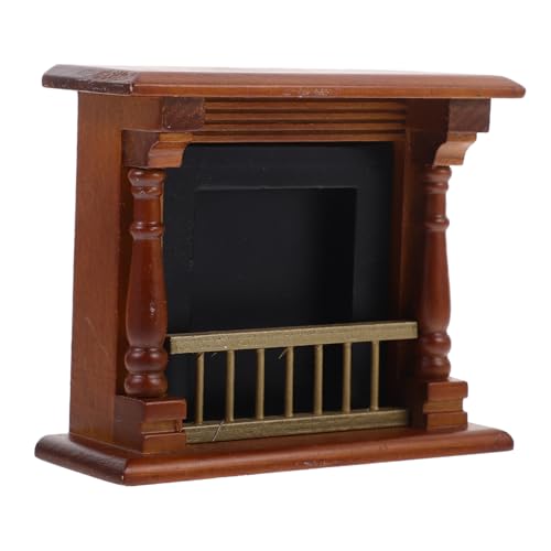 KONTONTY Puppenhaus Mini Kamin Modell Holz Miniatur Zubehör Für Mädchen Spielzeug KONTONTY Puppenhaus Mini Kamin Modell Holz Miniatur Zubehör Für Mädchen Spielzeug von KONTONTY