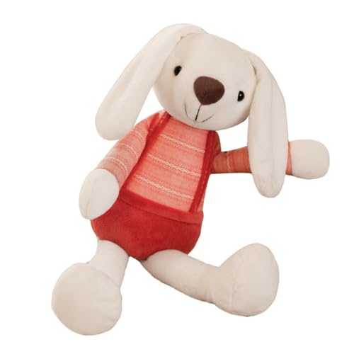 KONTONTY Kaninchen Plüschpuppe Kuschelhasenspielzeug Für Babys Kuscheltierspielzeug Häschen Plüsch Kuscheltiere Häschen Kuschelkaninchen Plüschhasenspielzeug Pp Baumwolle Rot KONTONTY Kaninchen Plüschpuppe Kuschelhasenspielzeug Für Babys Kuscheltierspielzeug Häschen Plüsch Kuscheltiere Häschen Kuschelkaninchen Plüschhasenspielzeug Pp Baumwolle Rot von KONTONTY