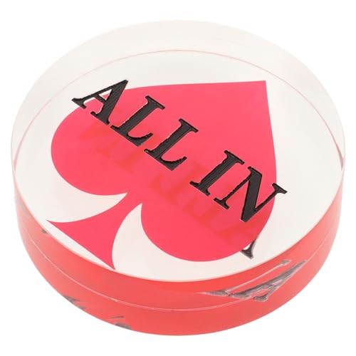 KONTONTY Poker Spiel -Button Acryl Zahlenchips Pokerspielzubehör Kleine Doppelseitige KONTONTY Poker Spiel -Button Acryl Zahlenchips Pokerspielzubehör Kleine Doppelseitige von KONTONTY