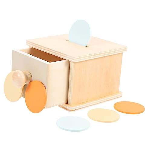 KONTONTY Kasten Münzbox holzspielzeug Toys sensorisches Flugzeugaktivitäten für Maschine Lernspielzeug für Kleinkinder Frühpädagogisches KONTONTY Kasten Münzbox holzspielzeug Toys sensorisches Flugzeugaktivitäten für Maschine Lernspielzeug für Kleinkinder Frühpädagogisches von KONTONTY