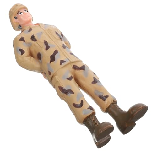 KONTONTY Kasten Professionelle Persönlichkeit Kleine Soldatenmodelle Mikrofiguren Miniaturmenschen Lustiges Tischdekorationen Aus Sand Mini-soldatenfiguren Layout-Figuren PVC von KONTONTY