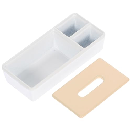 KONTONTY Taschentücher Hochzeit Kasten Zubehör Für Puppenhausmodelle Für Kinderspielzeug Kindergeschenk Miniatur-badezimmeraccessoire Miniatur-Schlafzimmer-Accessoire Eisen Weiß Box Für Taschentücher KONTONTY Taschentücher Hochzeit Kasten Zubehör Für Puppenhausmodelle Für Kinderspielzeug Kindergeschenk Miniatur-badezimmeraccessoire Miniatur-Schlafzimmer-Accessoire Eisen Weiß Box Für Taschentücher von KONTONTY
