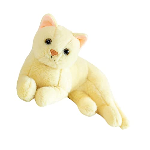 KONTONTY Katzenförmiges Plüschtier für Niedliche Tierpuppe aus Weichem Material Dekorative für Zuhause für Jungen und Perfektes für Alter KONTONTY Katzenförmiges Plüschtier für Niedliche Tierpuppe aus Weichem Material Dekorative für Zuhause für Jungen und Perfektes für Alter von KONTONTY