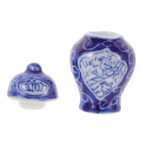 KONTONTY Keramik General kann Sich verzieren Mini -Flasche kleine Flasche kleine runde Flasche Mini-Flaschen- Mini House Prop Mini-Dekorglas Miniatur -Dinge blaues und weißes Porzellan KONTONTY Keramik General kann Sich verzieren Mini -Flasche kleine Flasche kleine runde Flasche Mini-Flaschen- Mini House Prop Mini-Dekorglas Miniatur -Dinge blaues und weißes Porzellan von KONTONTY