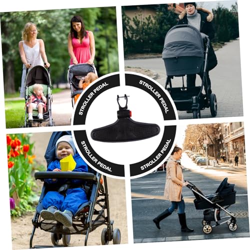 KONTONTY Kinderwagen Fußstütze Fußablage Höhenverstellbar Komfortable Stroller Feet Extension Passend für Verschiedene Modelle Einfache Montage Zubehör für Babysitz Zufällige Farbe von KONTONTY