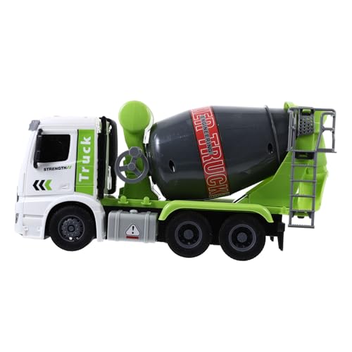 KONTONTY Kleinbau Fahrzeuge Spielzeugset mit Musik und Licht Simulation Mischer LKW Modell Lernspielzeug für Baustellen und Geburtstagsfeiern Zufällige Farbe von KONTONTY