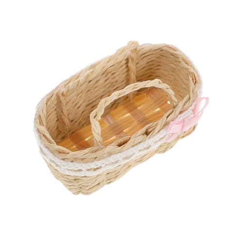 KONTONTY Korb-puppenhaus-Ornamente Mini-hausversorgung Miniatur Blumenkorb Modell Mini-puppenkorb Korbmodell Mit Mini-Griff Mini-basteldekoration Kleiner Korb Mit Henkel Gras Rosa KONTONTY Korb-puppenhaus-Ornamente Mini-hausversorgung Miniatur Blumenkorb Modell Mini-puppenkorb Korbmodell Mit Mini-Griff Mini-basteldekoration Kleiner Korb Mit Henkel Gras Rosa von KONTONTY