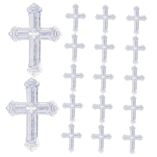 KONTONTY Kreuzkonfetti Glitzer Silber Langlebig Leicht Streuend für Religiöse Feiern Taufen Kommunionen Hochzeiten Geburtstage Stilvolle Dekoration für Spirituelle Anlässe KONTONTY Kreuzkonfetti Glitzer Silber Langlebig Leicht Streuend für Religiöse Feiern Taufen Kommunionen Hochzeiten Geburtstage Stilvolle Dekoration für Spirituelle Anlässe von KONTONTY