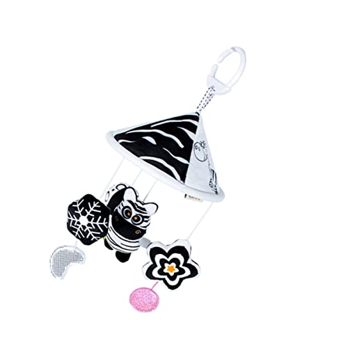 KONTONTY Krippenglocke plüschtier plüschtiere für Babys Convenient Hanging Toys for Babies Soft Toys for Babies Krippe hängender Anhänger Kinderwagen hängender Anhänger Black KONTONTY Krippenglocke plüschtier plüschtiere für Babys Convenient Hanging Toys for Babies Soft Toys for Babies Krippe hängender Anhänger Kinderwagen hängender Anhänger Black von KONTONTY