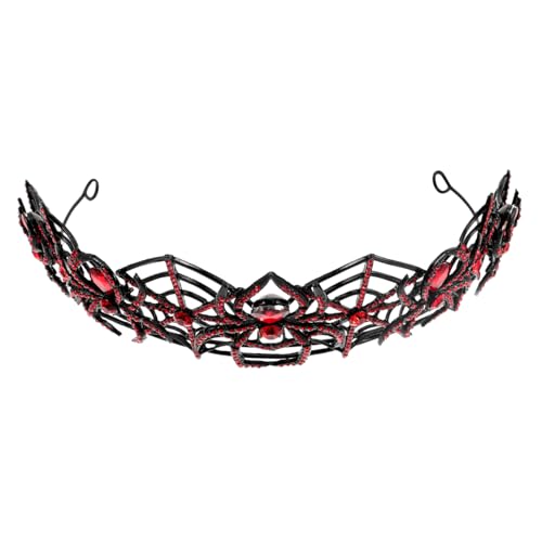 KONTONTY Kronen Haar Accessoire Halloween Spinnennetz Haarbänder Halloween Haarreifen Spinnennetz Stirnband Halloween Kronen Für Frauen Halloween Haar Accessoire Partyzubehör von KONTONTY